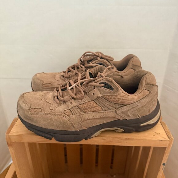 Vionic Size 11 Brown Suede Leather Low Top Performance Comfort Walking Shoes - Picture 15 of 16